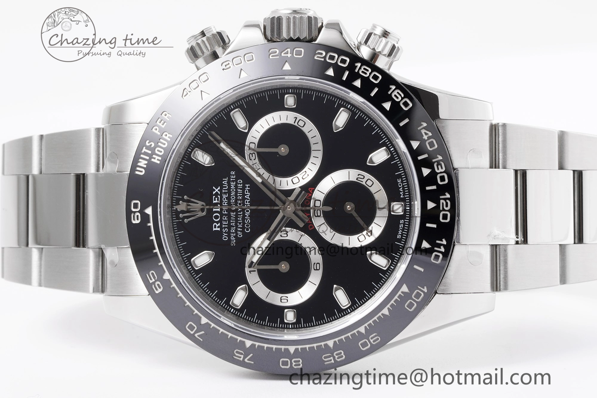 Daytona 116500 KING 1:1 Best Edition Black Dial on SS Bracelet SH4130