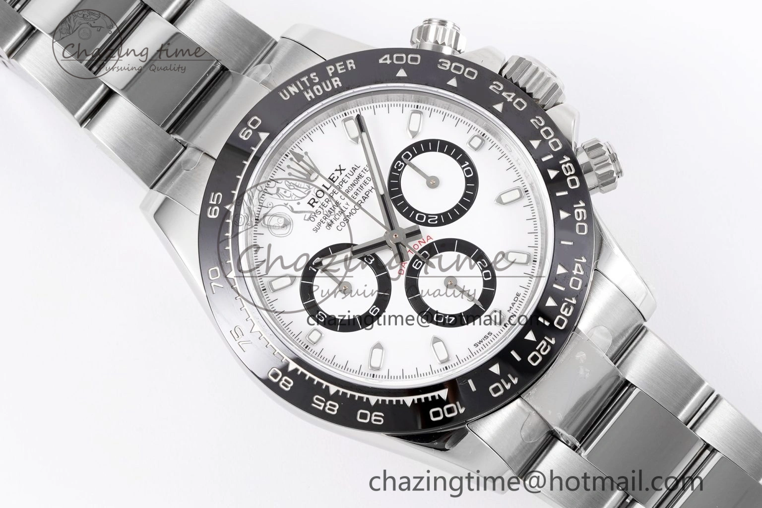 Daytona 116500 KING 1:1 Best Edition White Dial on SS Bracelet SH4130