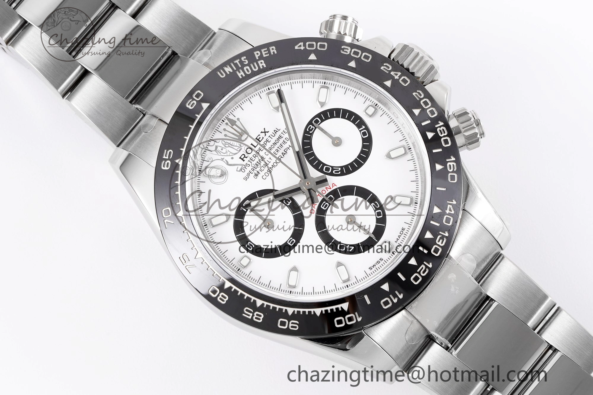 Daytona 116500 KING 1:1 Best Edition White Dial on SS Bracelet SH4130