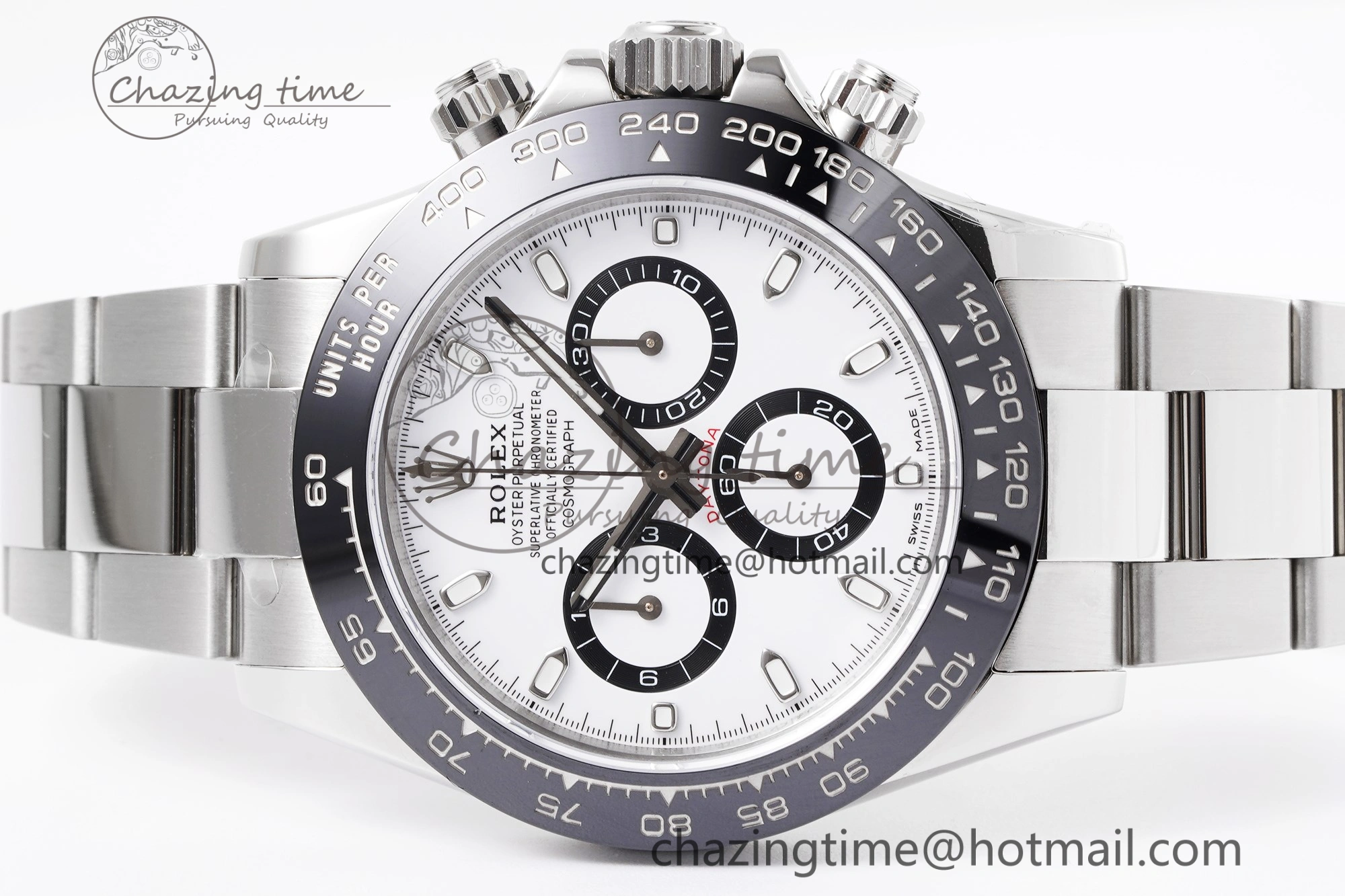 Daytona 116500 KING 1:1 Best Edition White Dial on SS Bracelet SH4130