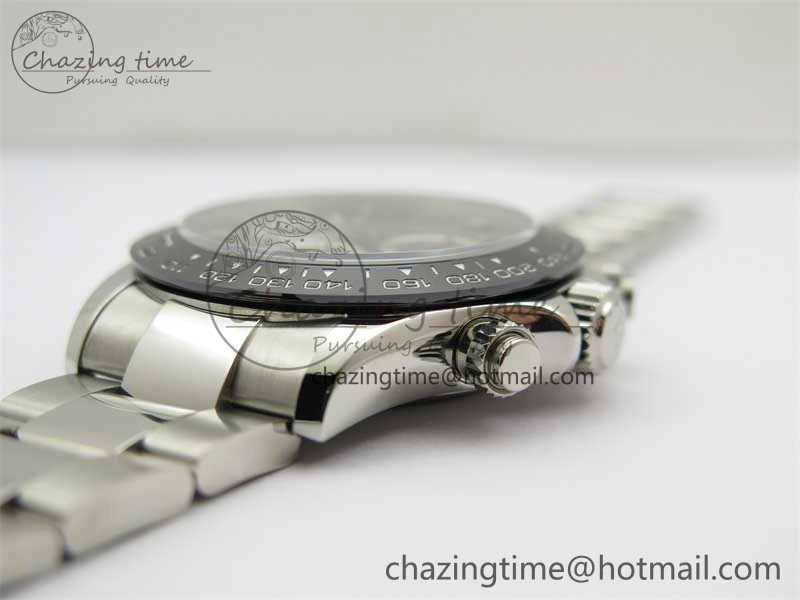 Daytona 116500 KKF 1:1 Best Edition 904L Steel Black Dial on SS Bracelet A7750
