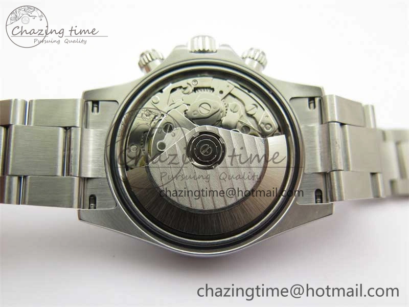 Daytona 116500 KKF 1:1 Best Edition 904L Steel Black Dial on SS Bracelet A7750