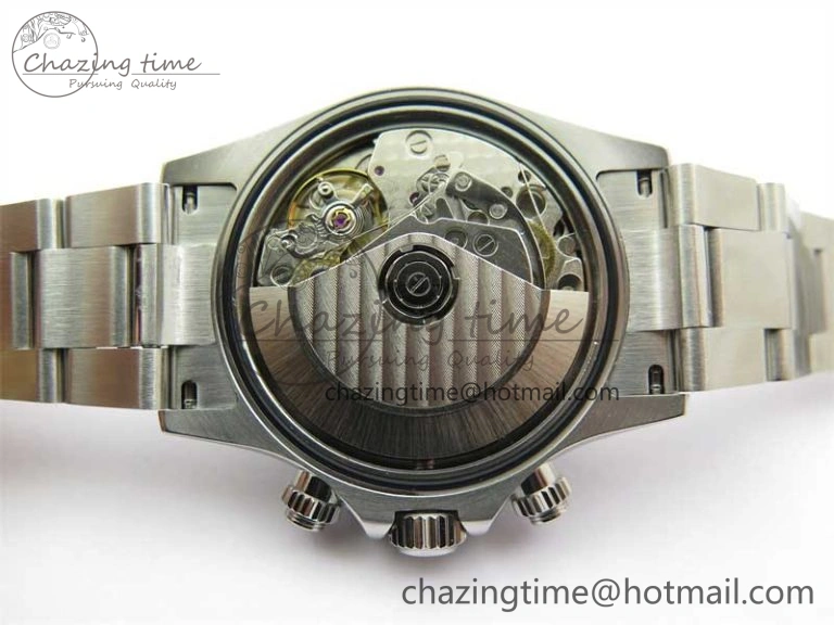 Daytona 116500 KKF 1:1 Best Edition 904L Steel Black Dial on SS Bracelet A7750