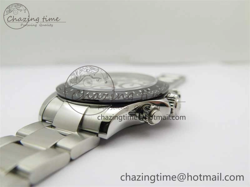 Daytona 116500 KKF 1:1 Best Edition 904L Steel White Dial on SS Bracelet A7750