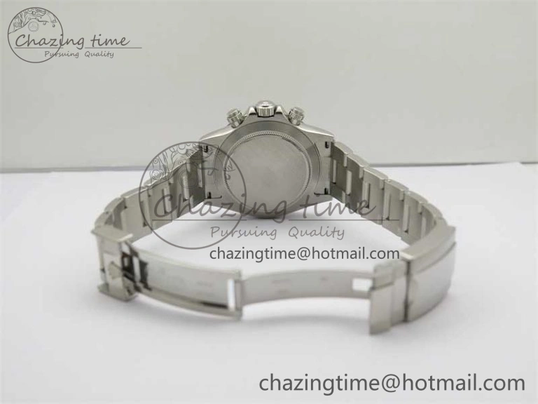 Daytona 116500 KKF 1:1 Best Edition 904L Steel White Dial on SS Bracelet A7750
