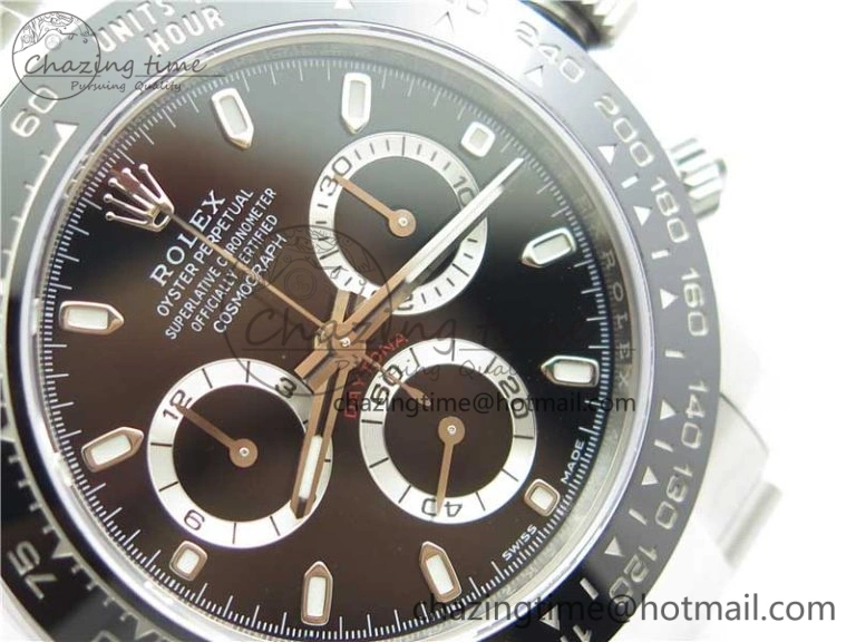 Daytona 116500 Noob 1:1 Best Edition 904L SS Case and Bracelet Black Dial SA4130 V4