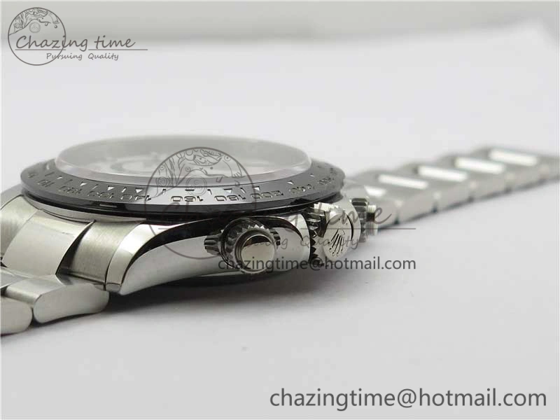 Daytona 116500 Noob 1:1 Best Edition 904L SS Case and Bracelet White Dial SA4130 V4