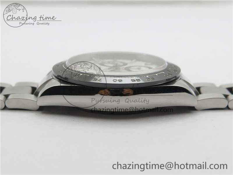 Daytona 116500 Noob 1:1 Best Edition 904L SS Case and Bracelet White Dial SA4130 V4