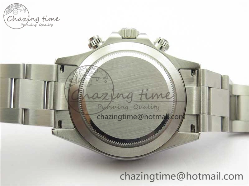 Daytona 116500 Noob 1:1 Best Edition Ceramic Bezel White Dial on SS Bracelet A7750