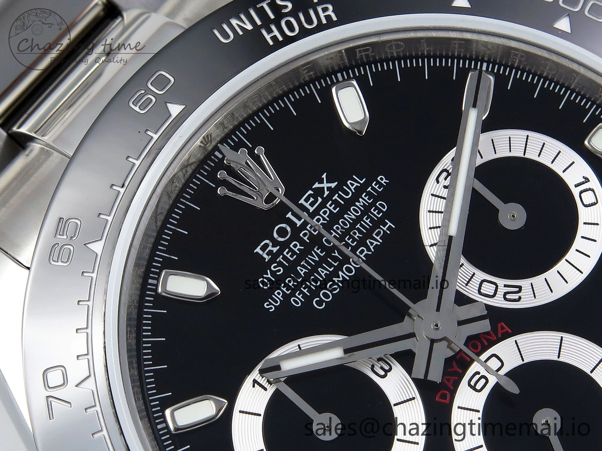 Daytona 116500 QF 1:1 Best Edition Black Dial on SS Bracelet SA4130