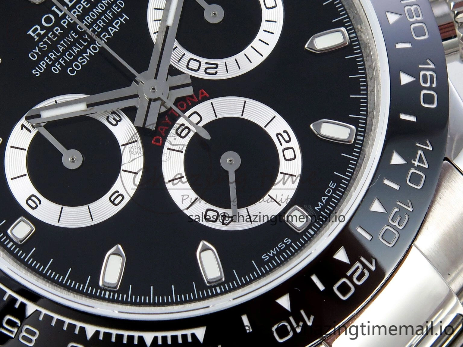 Daytona 116500 QF 1:1 Best Edition Black Dial on SS Bracelet SA4130
