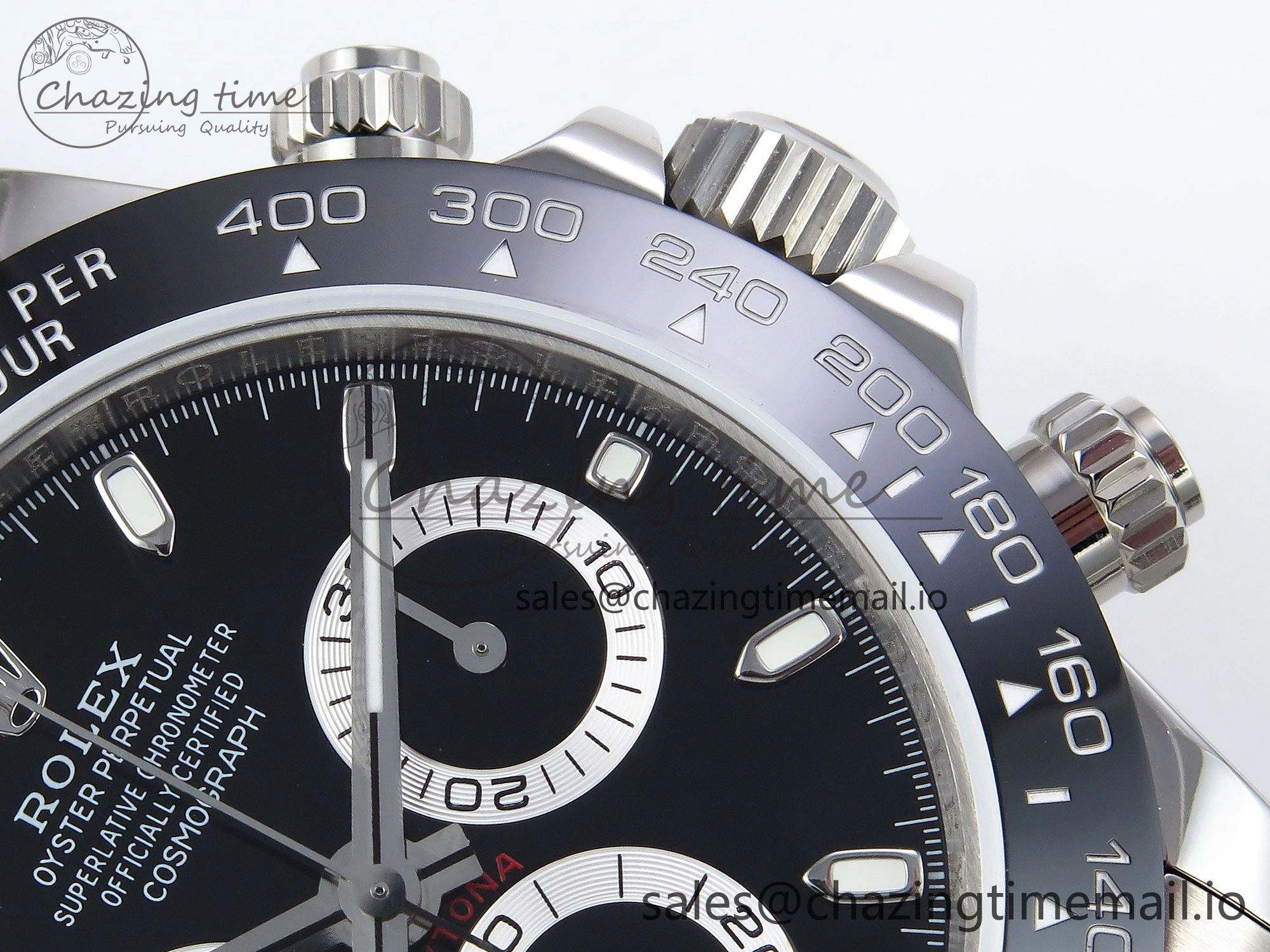 Daytona 116500 QF 1:1 Best Edition Black Dial on SS Bracelet SA4130