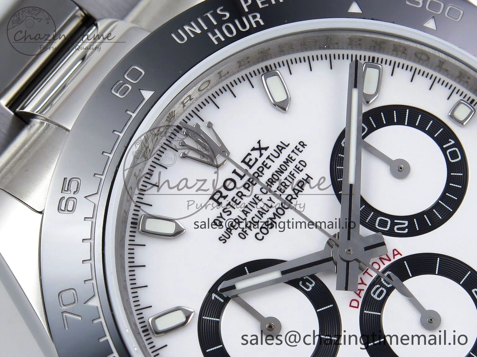 Daytona 116500 QF 1:1 Best Edition White Dial on SS Bracelet SA4130