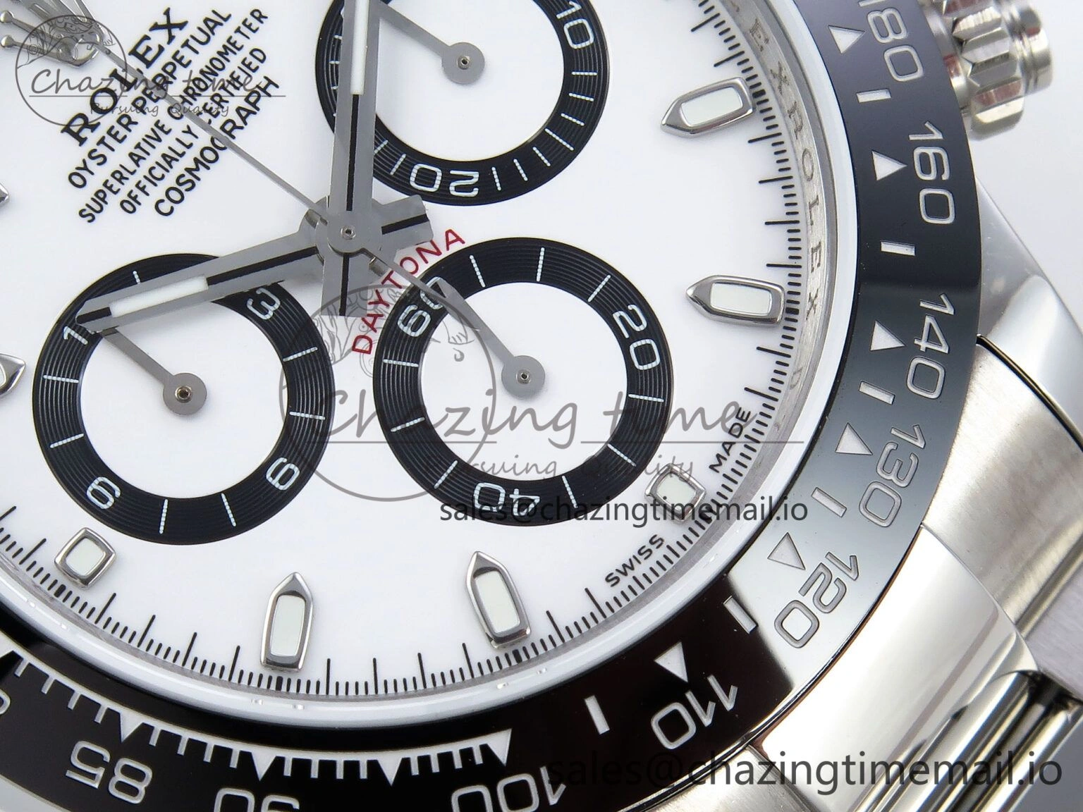 Daytona 116500 QF 1:1 Best Edition White Dial on SS Bracelet SA4130