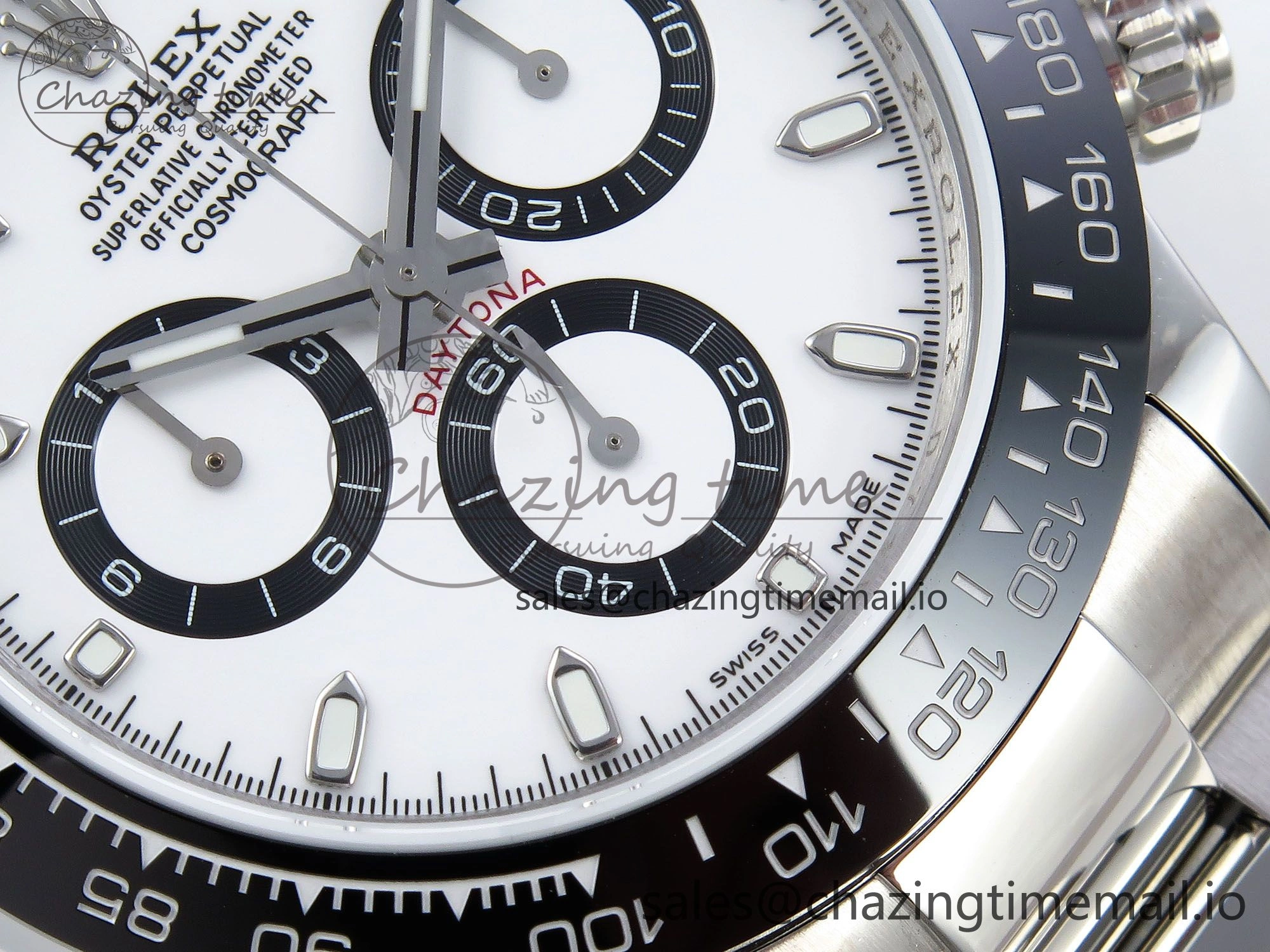 Daytona 116500 QF 1:1 Best Edition White Dial on SS Bracelet SA4130