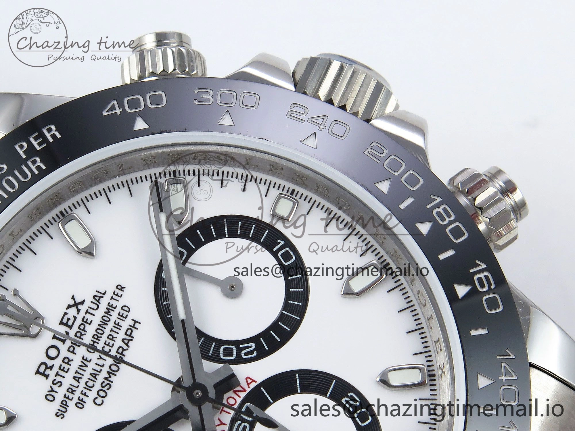 Daytona 116500 QF 1:1 Best Edition White Dial on SS Bracelet SA4130