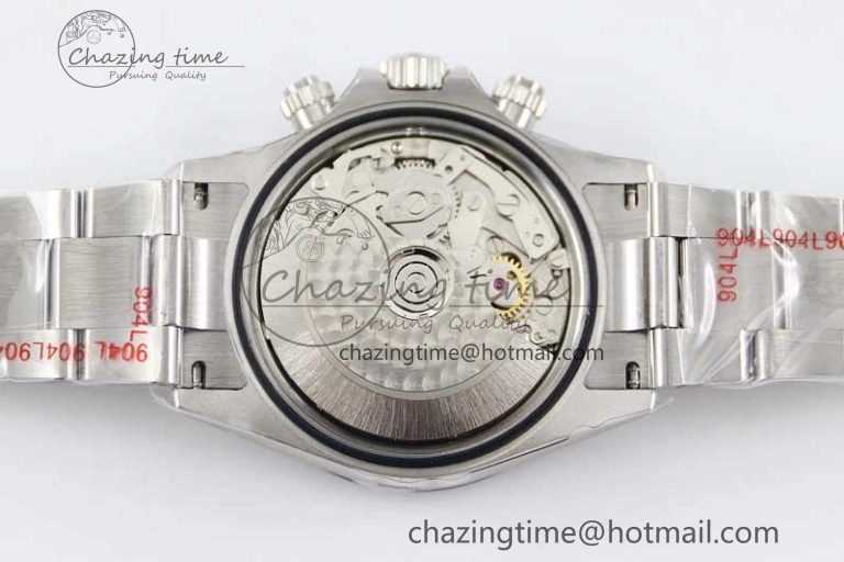 Daytona 116500 SS TWF 1:1 Best Edition 904L Steel White Dial on SS Bracelet A7750