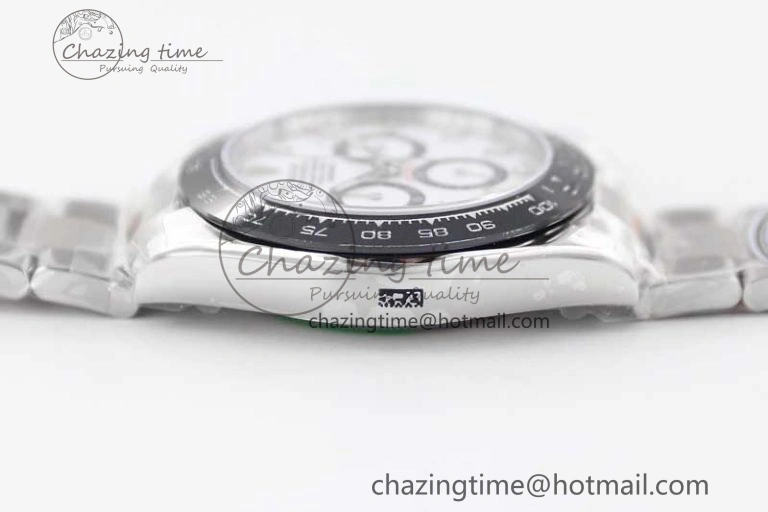 Daytona 116500 SS TWF 1:1 Best Edition 904L Steel White Dial on SS Bracelet A7750