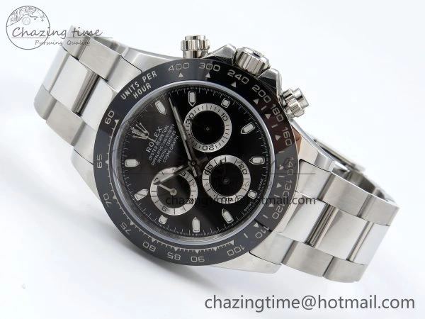 Daytona 116500 VRF 1:1 Best Edition Black Dial on SS Bracelet A7750 V2