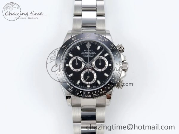 Daytona 116500 VRF 1:1 Best Edition Black Dial on SS Bracelet A7750 V2