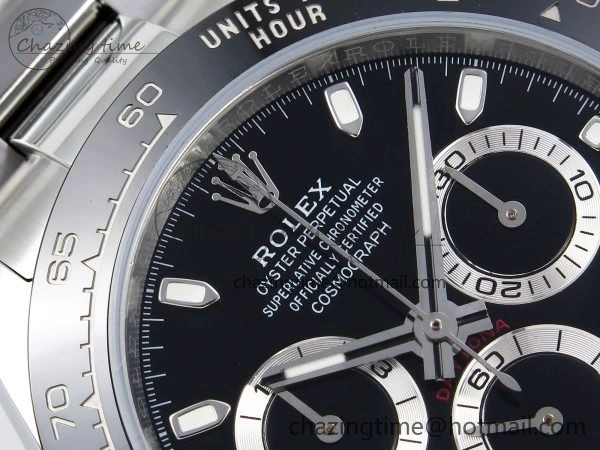 Daytona 116500 VRF 1:1 Best Edition Black Dial on SS Bracelet A7750 V2