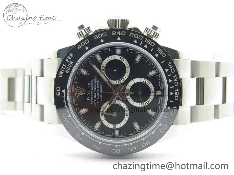 Daytona 116500 VRF 1:1 Best Edition Black Dial on SS Bracelet A7750