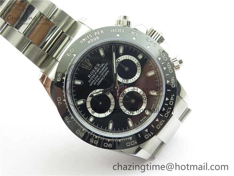 Daytona 116500 VRF 1:1 Best Edition Black Dial on SS Bracelet A7750