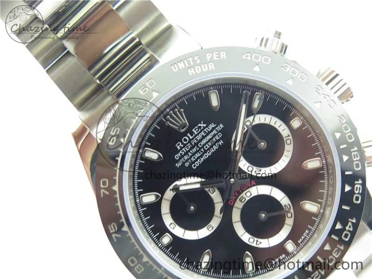 Daytona 116500 VRF 1:1 Best Edition Black Dial on SS Bracelet A7750