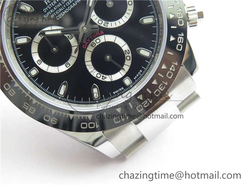 Daytona 116500 VRF 1:1 Best Edition Black Dial on SS Bracelet A7750