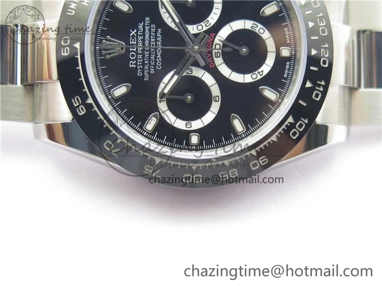 Daytona 116500 VRF 1:1 Best Edition Black Dial on SS Bracelet A7750