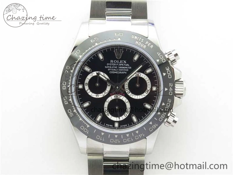 Daytona 116500 VRF 1:1 Best Edition Black Dial on SS Bracelet A7750