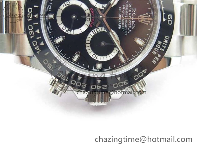 Daytona 116500 VRF 1:1 Best Edition Black Dial on SS Bracelet A7750