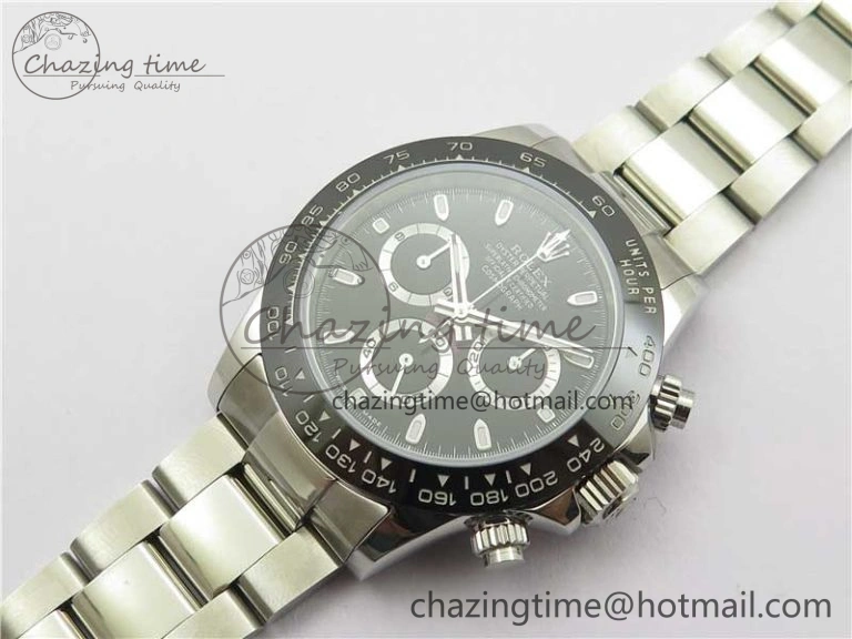 Daytona 116500 VRF 1:1 Best Edition Black Dial on SS Bracelet A7750