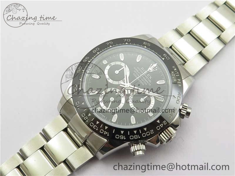 Daytona 116500 VRF 1:1 Best Edition Black Dial on SS Bracelet A7750