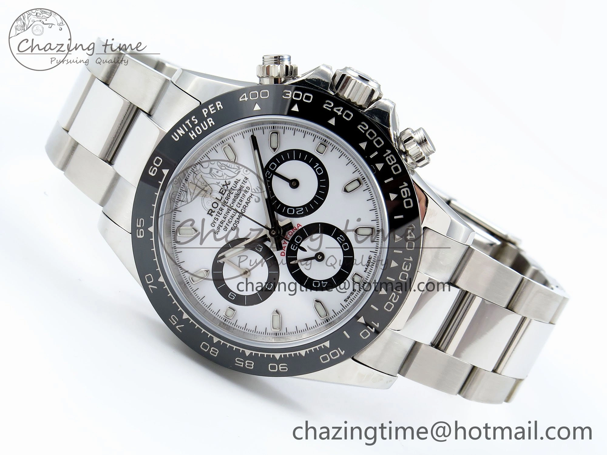 Daytona 116500 VRF 1:1 Best Edition White Dial on SS Bracelet A7750 V2