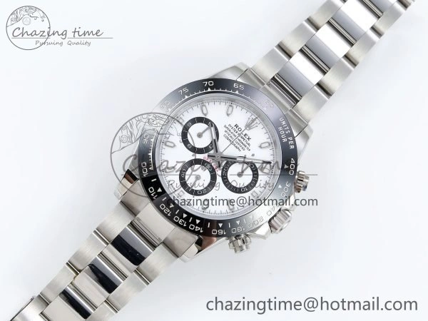 Daytona 116500 VRF 1:1 Best Edition White Dial on SS Bracelet A7750 V2