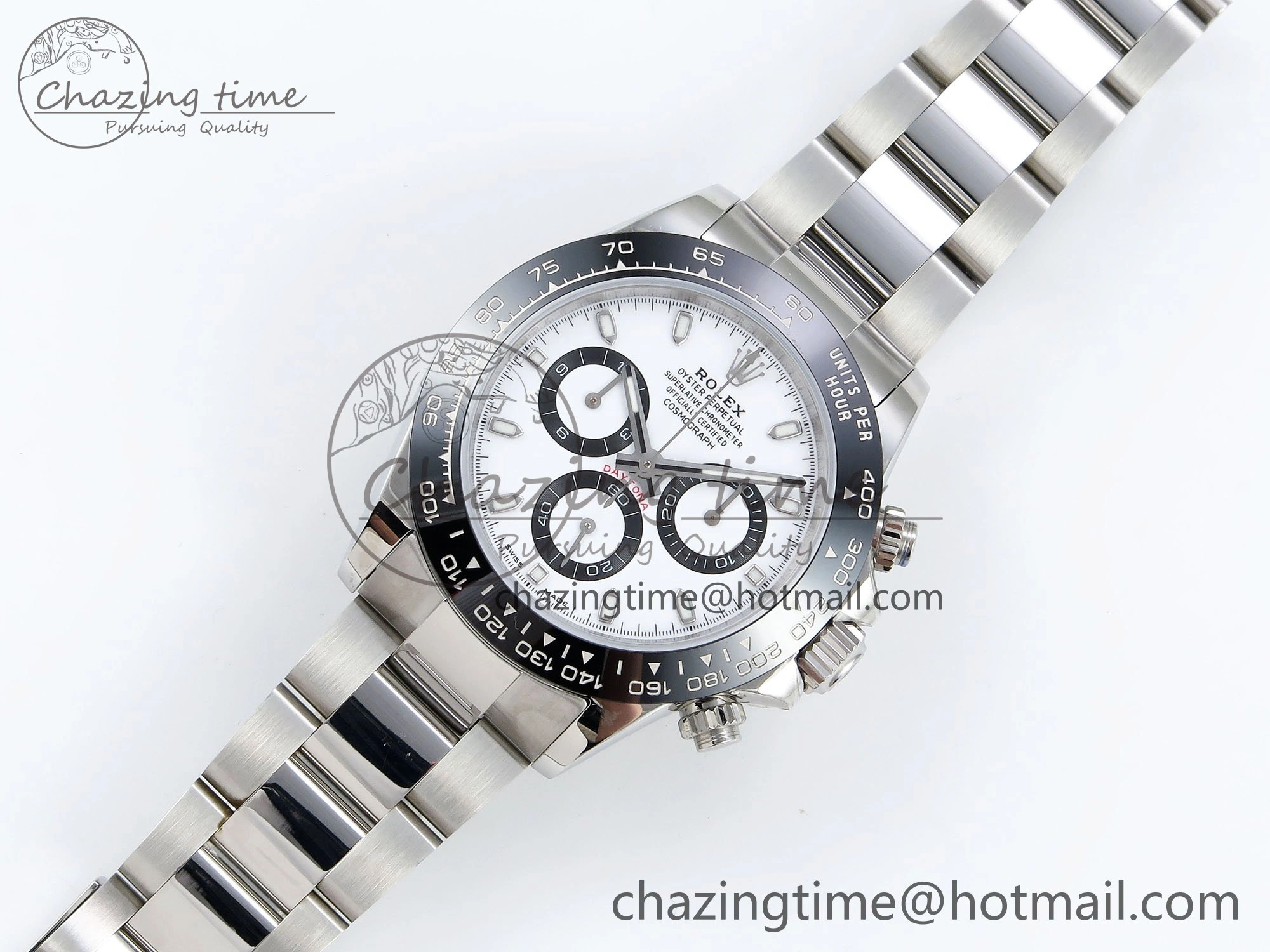 Daytona 116500 VRF 1:1 Best Edition White Dial on SS Bracelet A7750 V2