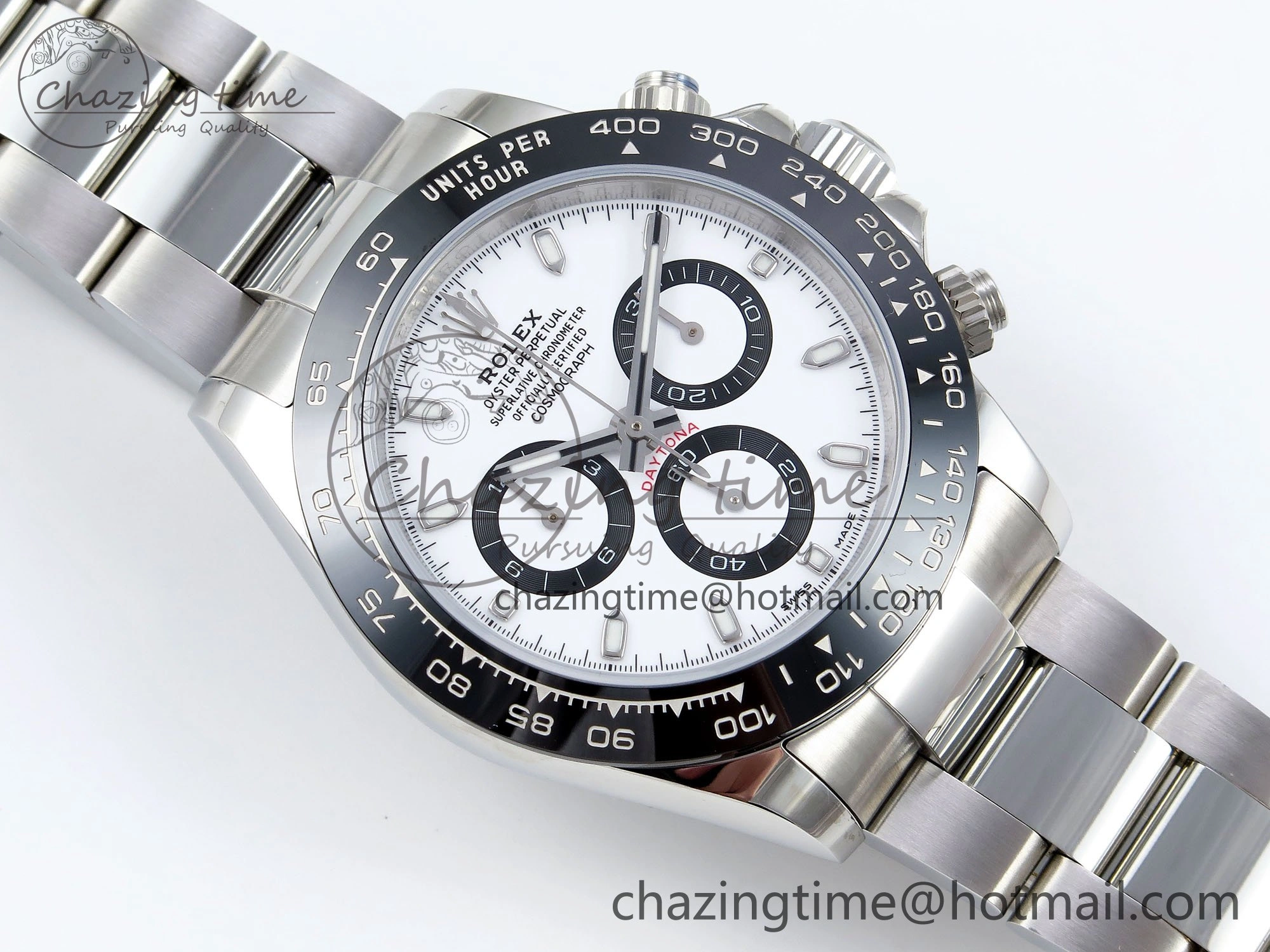 Daytona 116500 VRF 1:1 Best Edition White Dial on SS Bracelet A7750 V2