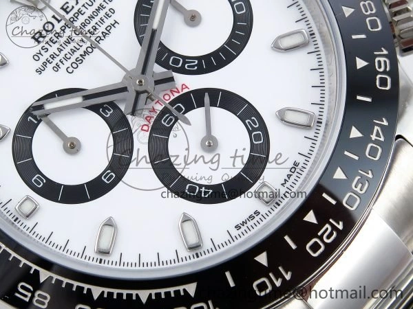 Daytona 116500 VRF 1:1 Best Edition White Dial on SS Bracelet A7750 V2
