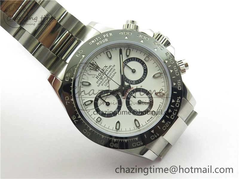 Daytona 116500 VRF 1:1 Best Edition White Dial on SS Bracelet A7750
