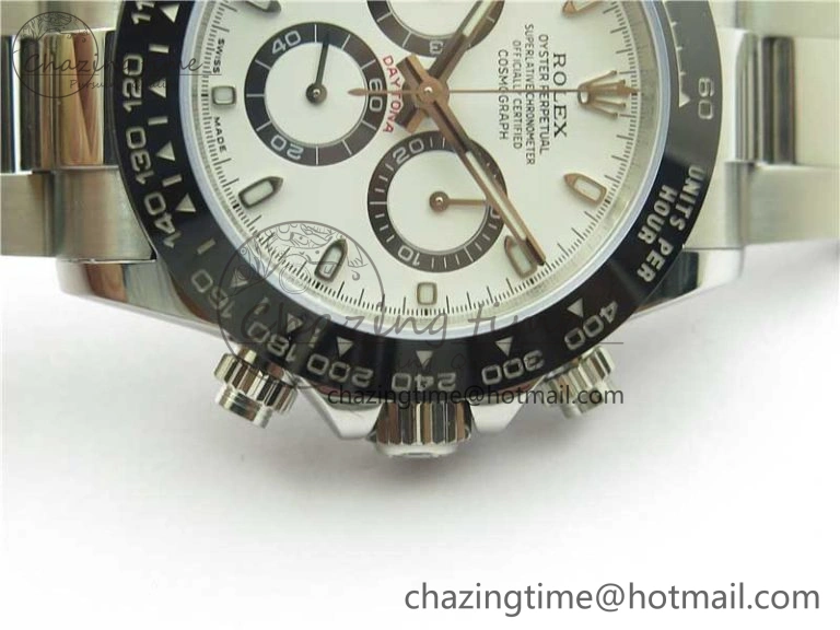 Daytona 116500 VRF 1:1 Best Edition White Dial on SS Bracelet A7750