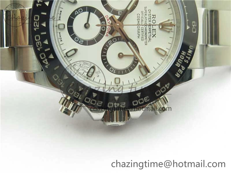 Daytona 116500 VRF 1:1 Best Edition White Dial on SS Bracelet A7750