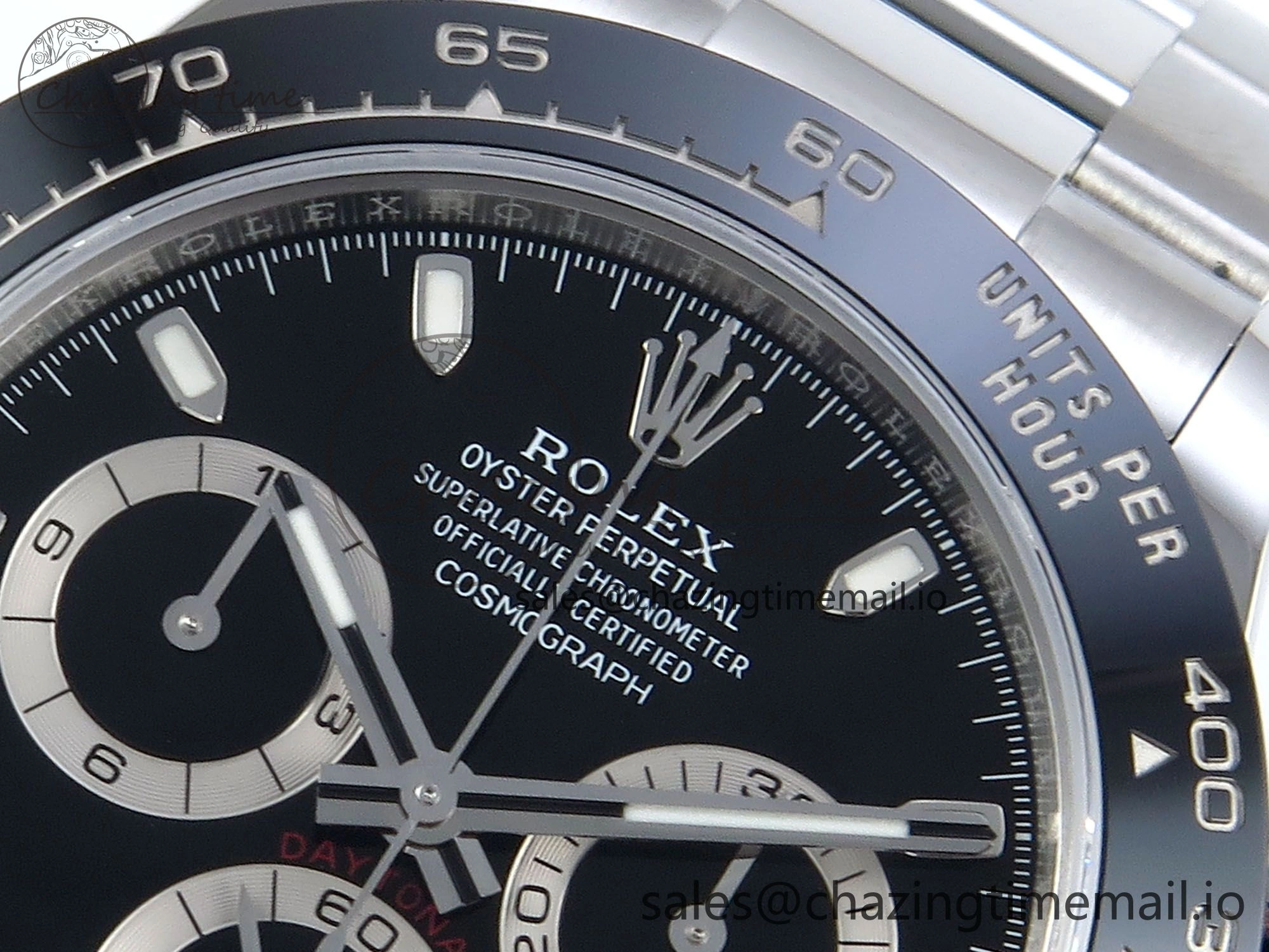Daytona 116500 VSF 1:1 Best Edition Black Dial Steel 904L on SS Bracelet DD4130