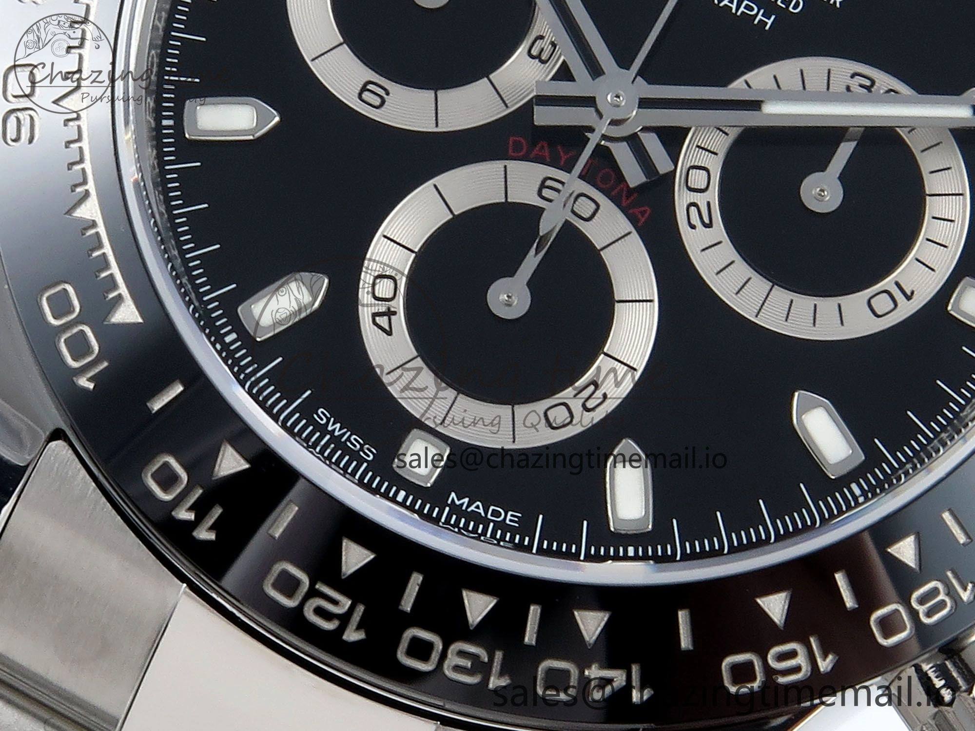 Daytona 116500 VSF 1:1 Best Edition Black Dial Steel 904L on SS Bracelet DD4130