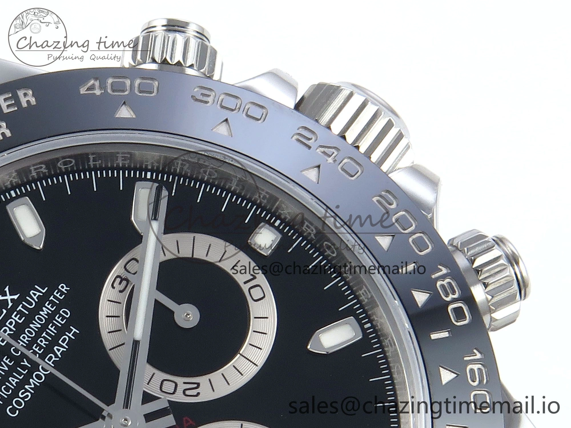 Daytona 116500 VSF 1:1 Best Edition Black Dial Steel 904L on SS Bracelet DD4130