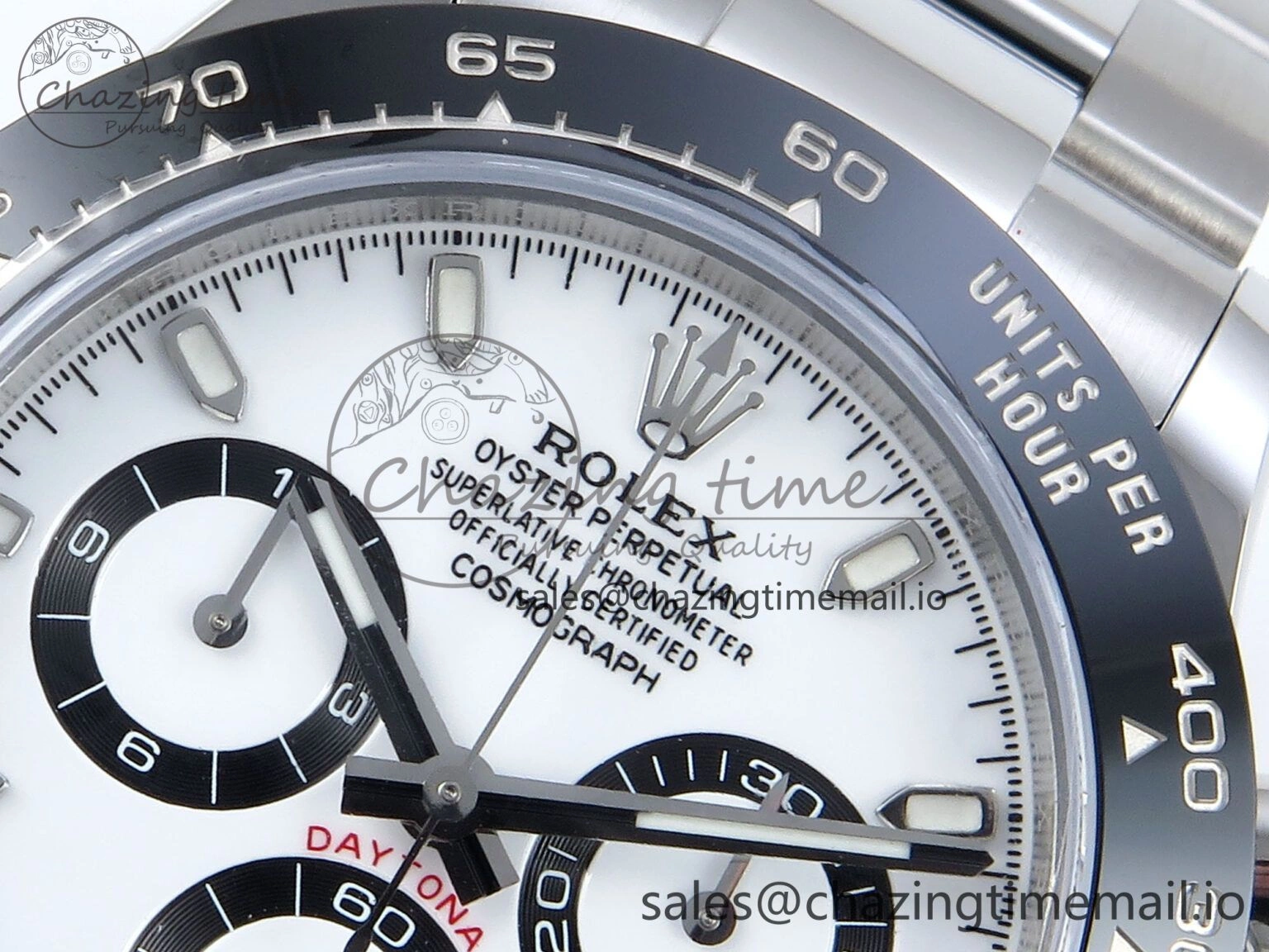 Daytona 116500 VSF 1:1 Best Edition White Dial Steel 904L on SS Bracelet DD4130