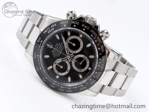 Daytona 116500 ZF 1:1 Best Edition 904L SS Case and Bracelet Black Dial SH4130