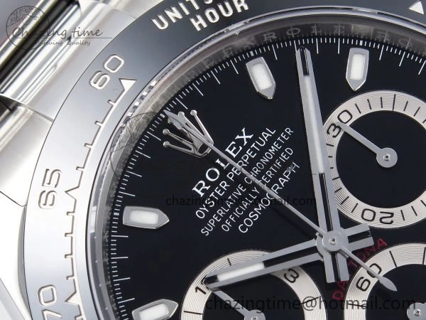 Daytona 116500 ZF 1:1 Best Edition 904L SS Case and Bracelet Black Dial SH4130