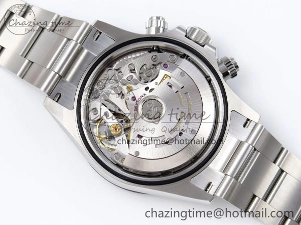 Daytona 116500 ZF 1:1 Best Edition 904L SS Case and Bracelet Black Dial SH4130