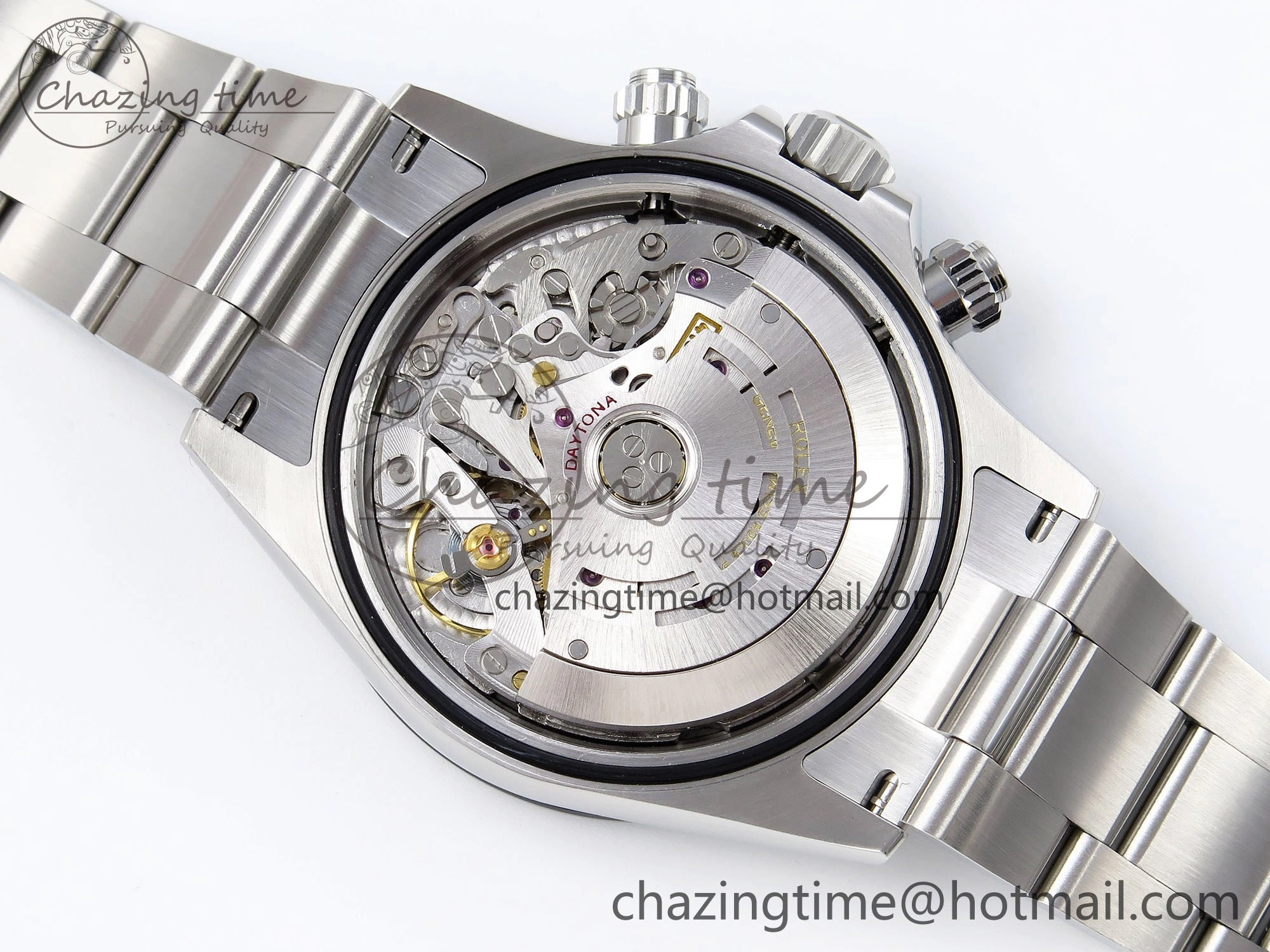 Daytona 116500 ZF 1:1 Best Edition 904L SS Case and Bracelet White Dial SH4130